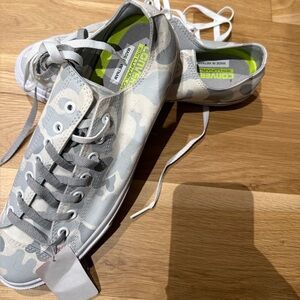 Converse camouflage Gray and White Sneakers with Lunarlon